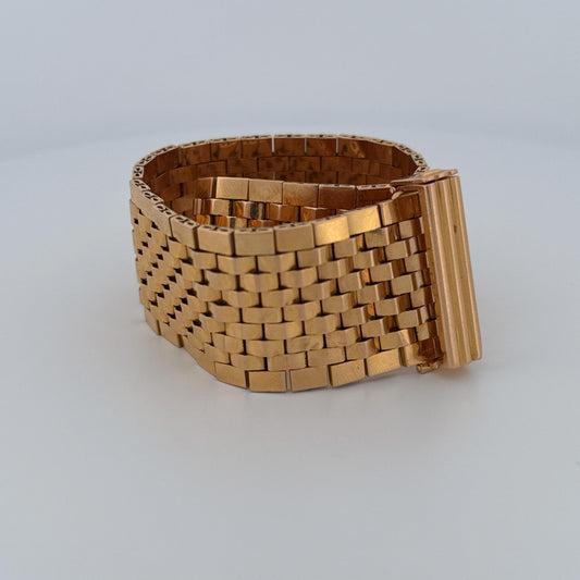 18K Yellow Gold Statement Chain Bracelet