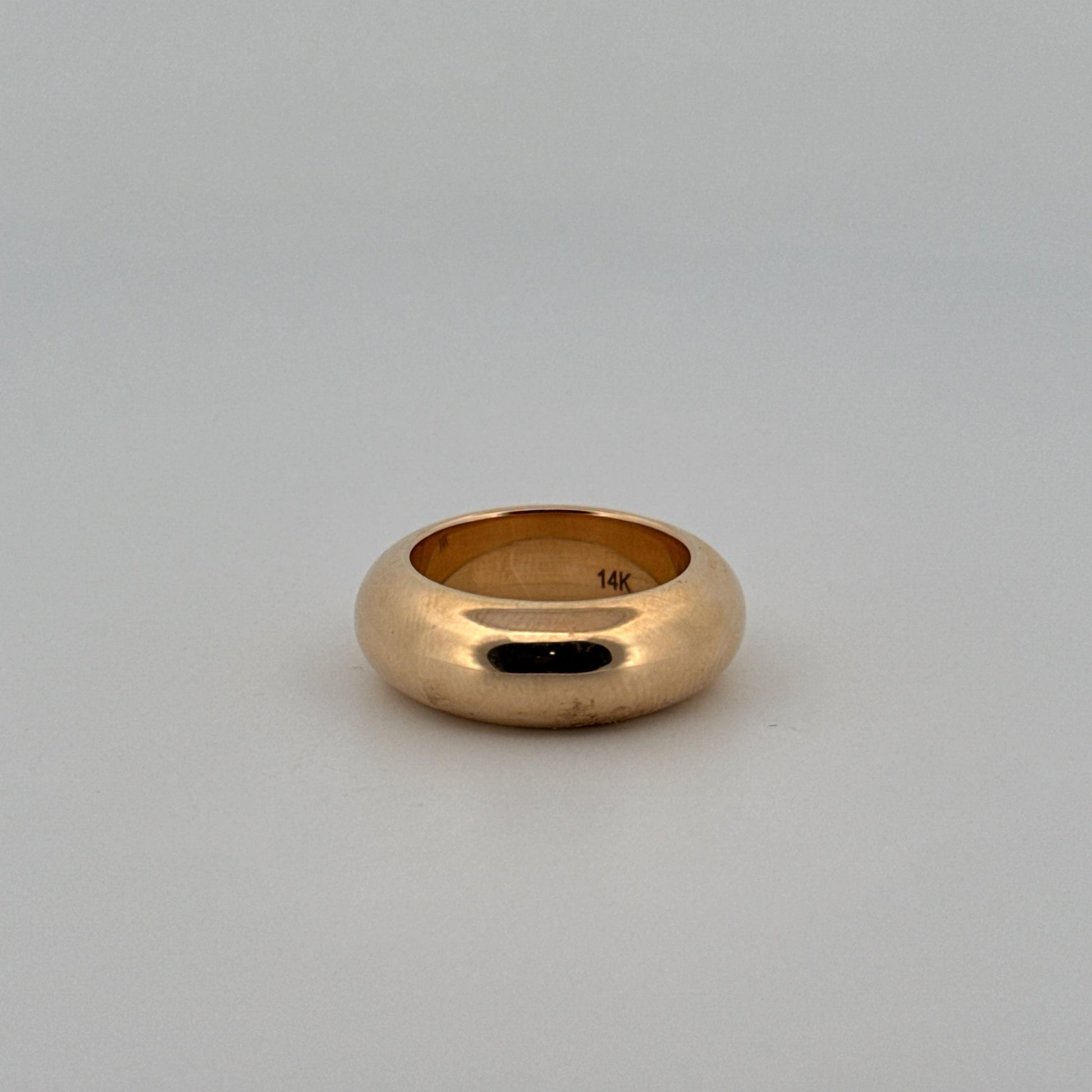 Classic Chunky 14k Gold Band