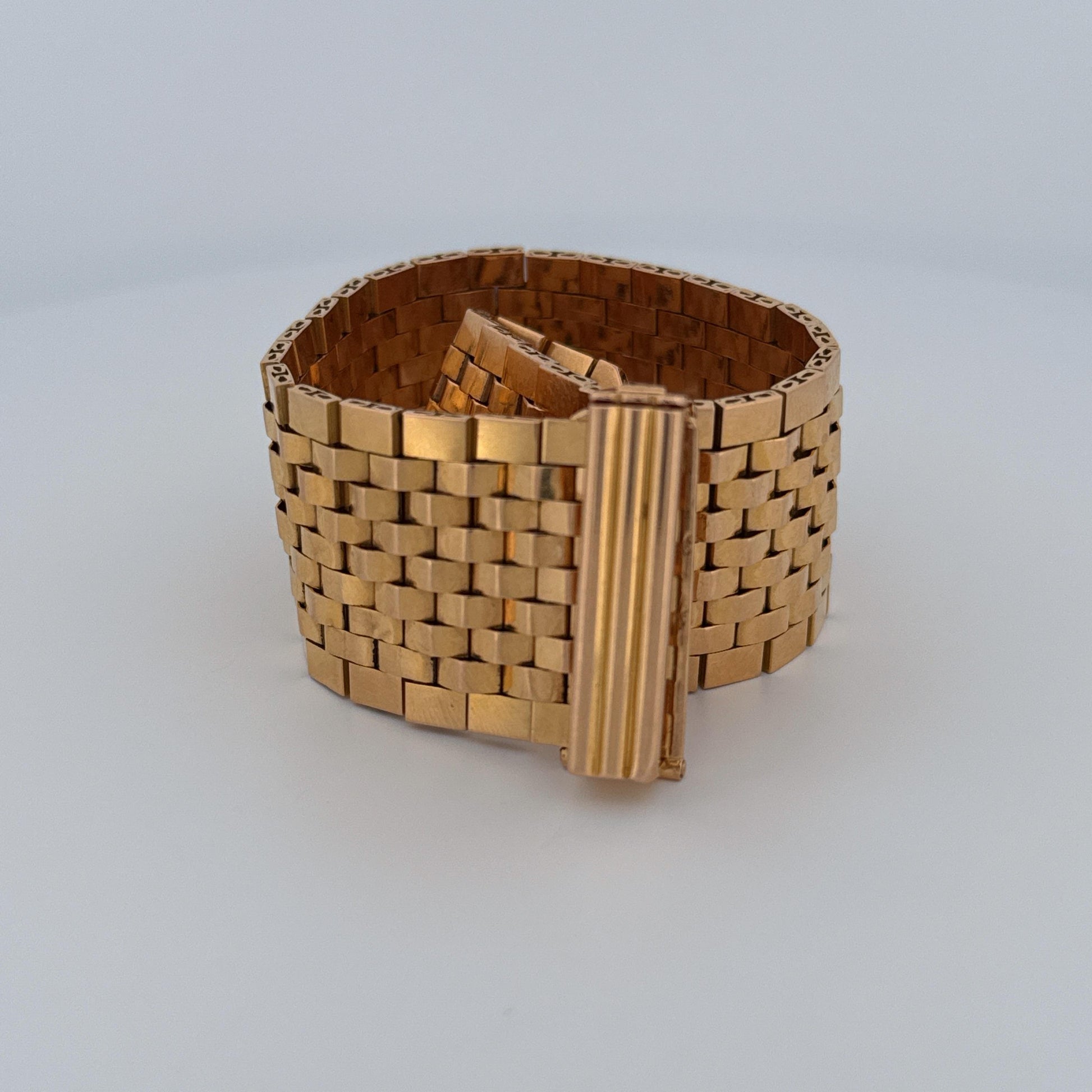 18K Yellow Gold Statement Chain Bracelet