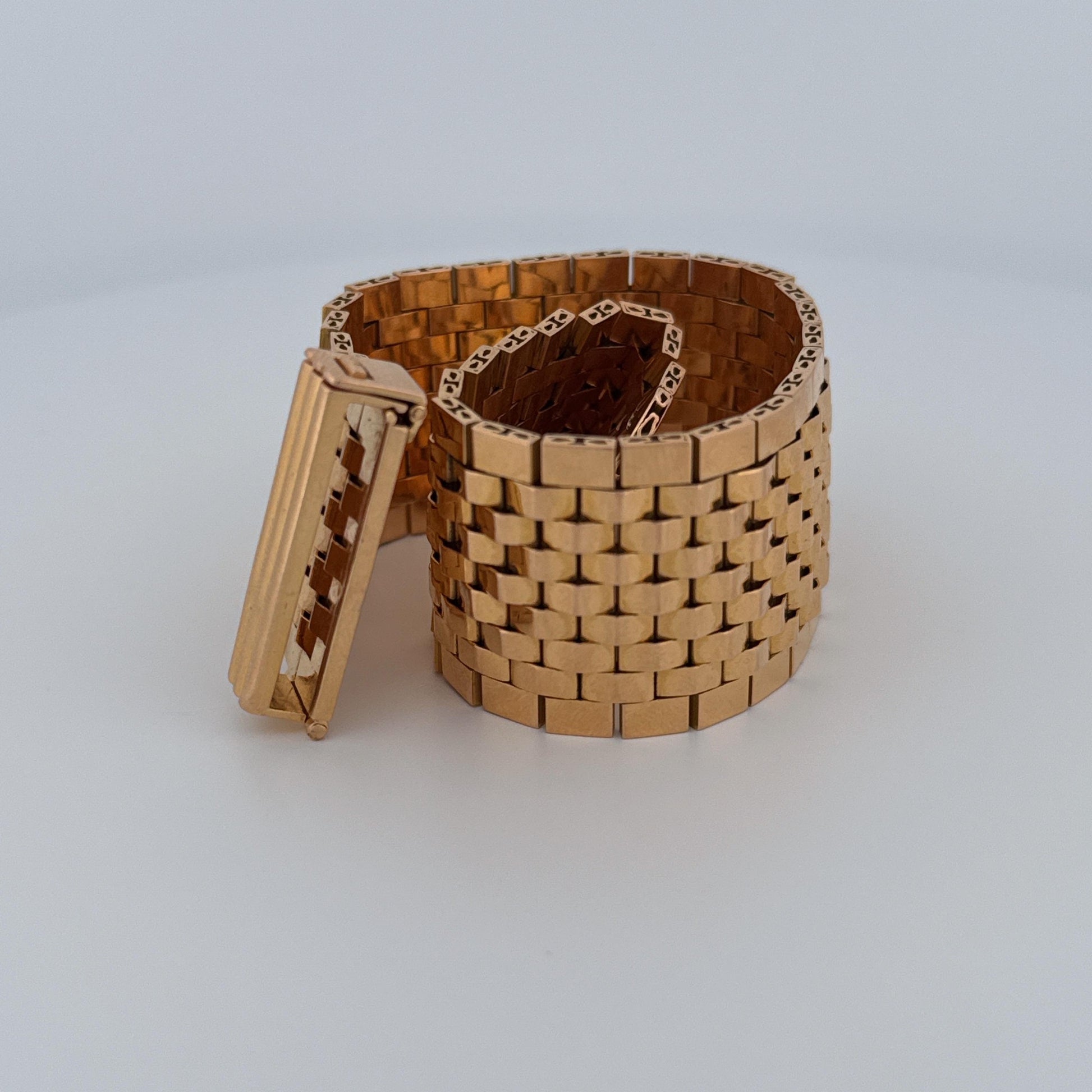 18K Yellow Gold Statement Chain Bracelet