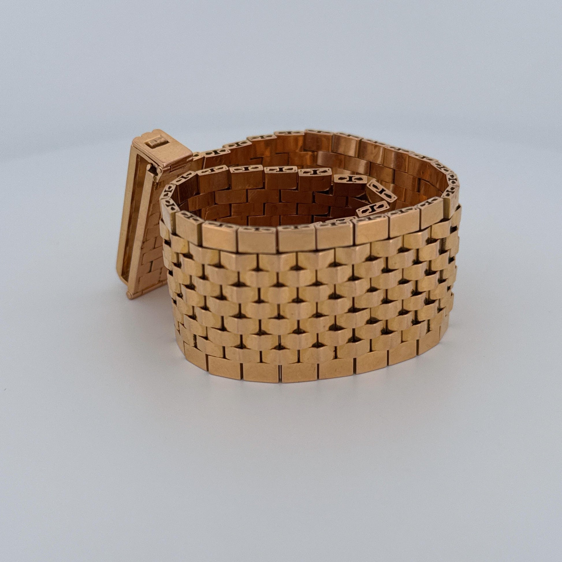 18K Yellow Gold Statement Chain Bracelet