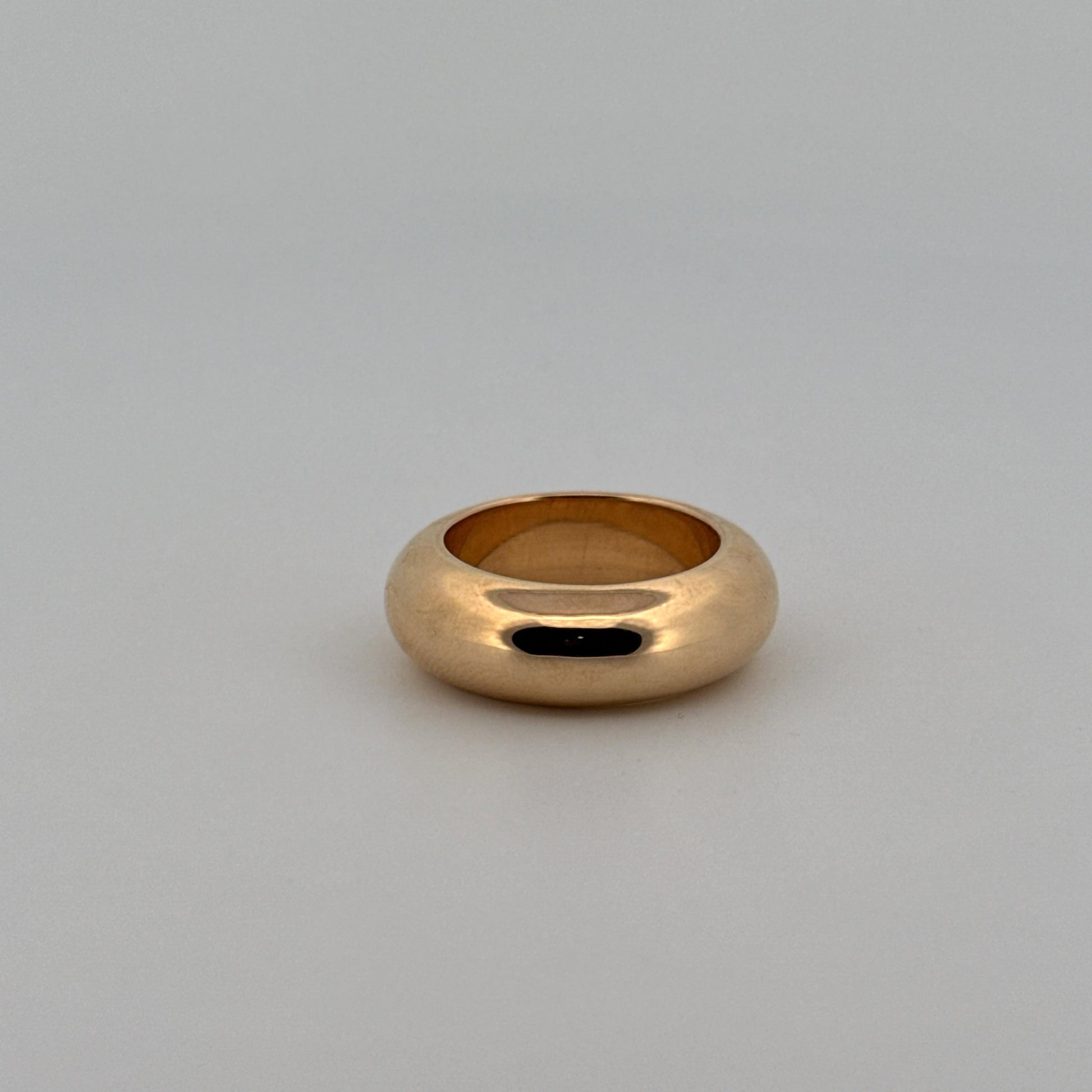 Classic Chunky 14k Gold Band