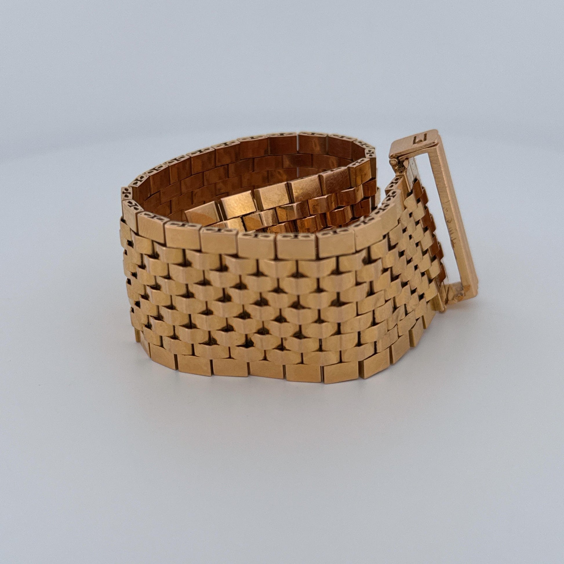 18K Yellow Gold Statement Chain Bracelet