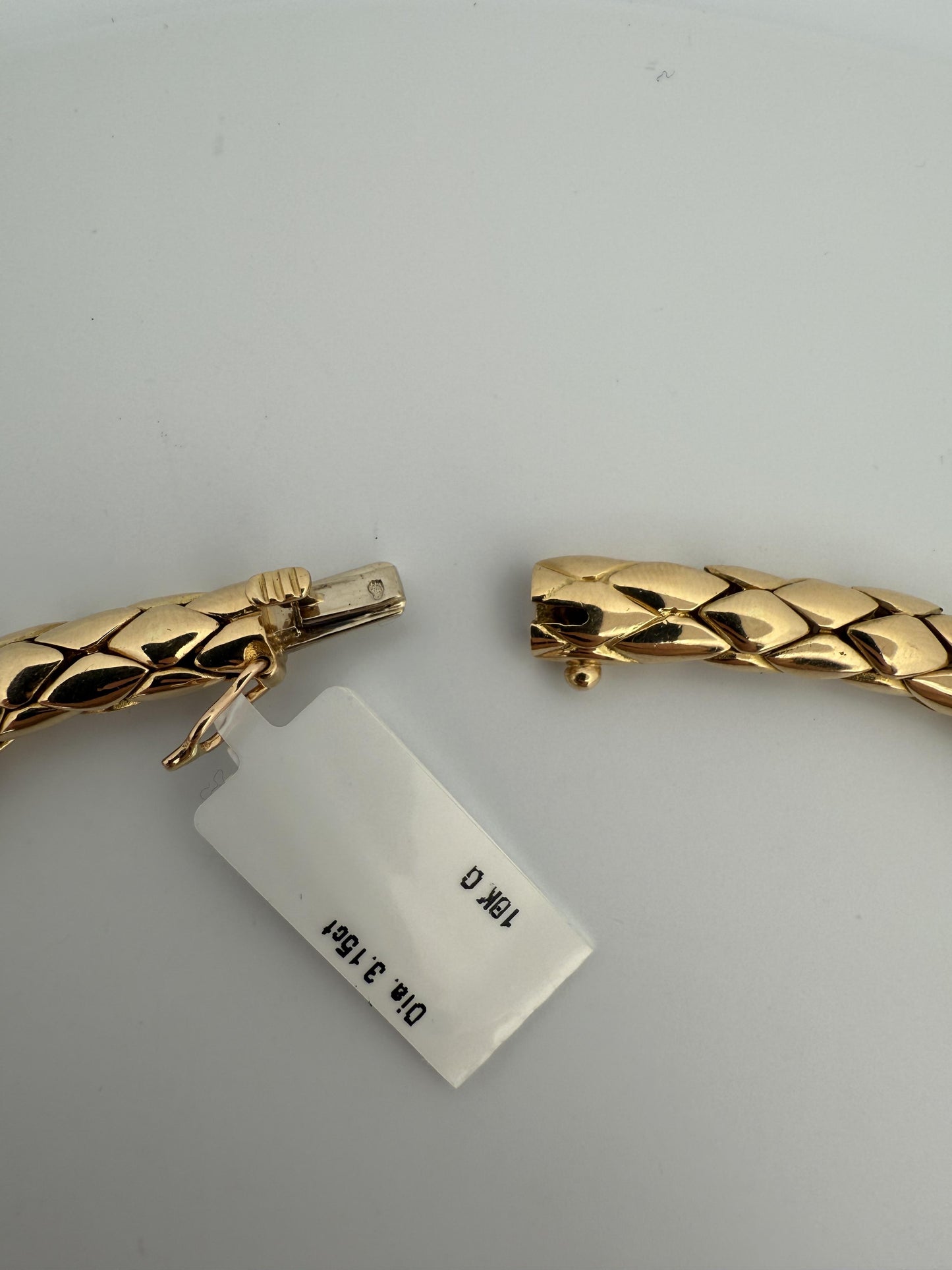 Fred Paris Diamond and 18K Yellow Gold Necklace