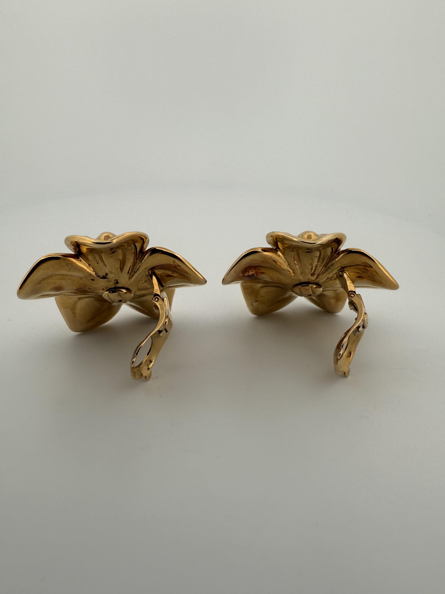 Vintage Van Cleef & Arpels Flower Earrings 18K