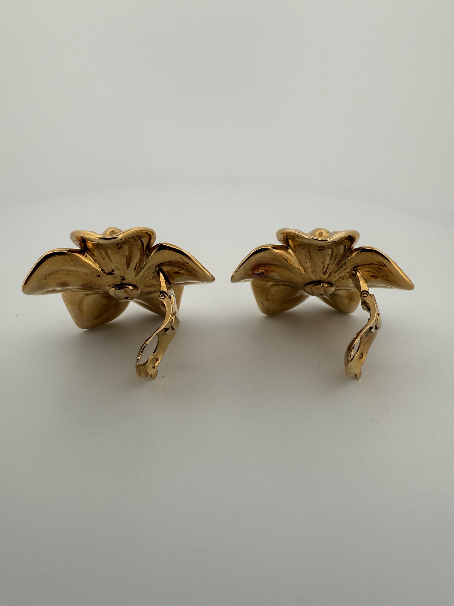 Vintage Van Cleef & Arpels Flower Earrings 18K