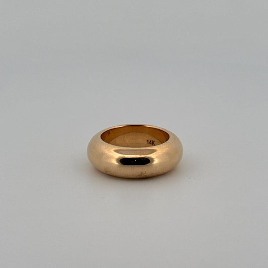 Classic Chunky 14k Gold Band