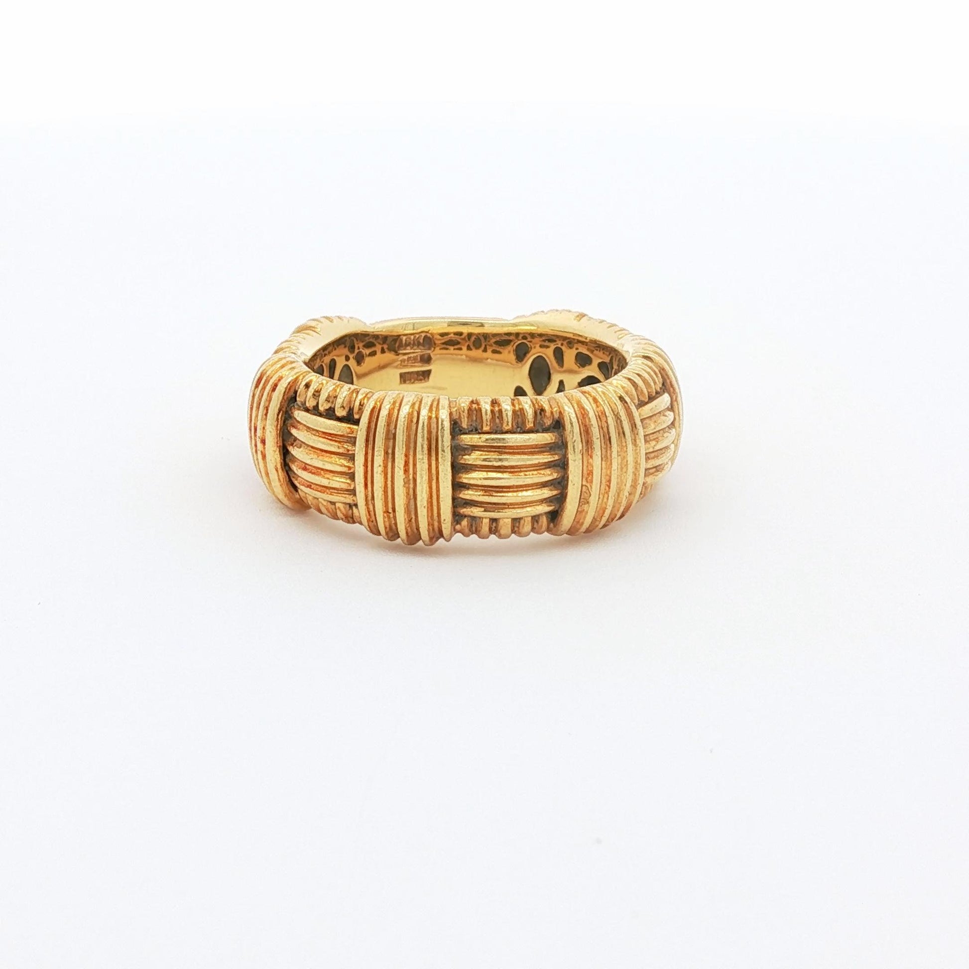 Vintage Roberto Coin Appassionata Band, 18K Yellow Gold