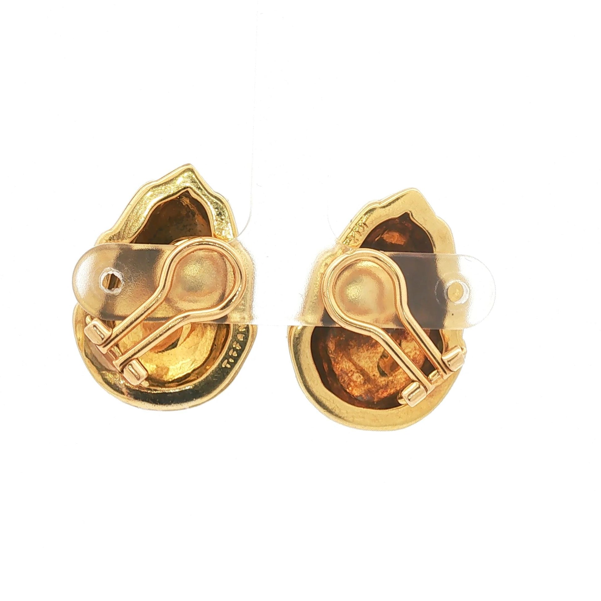 Vintage Rare 1950s Dragon Egg Tiffany & Co. Red Enamel Earrings