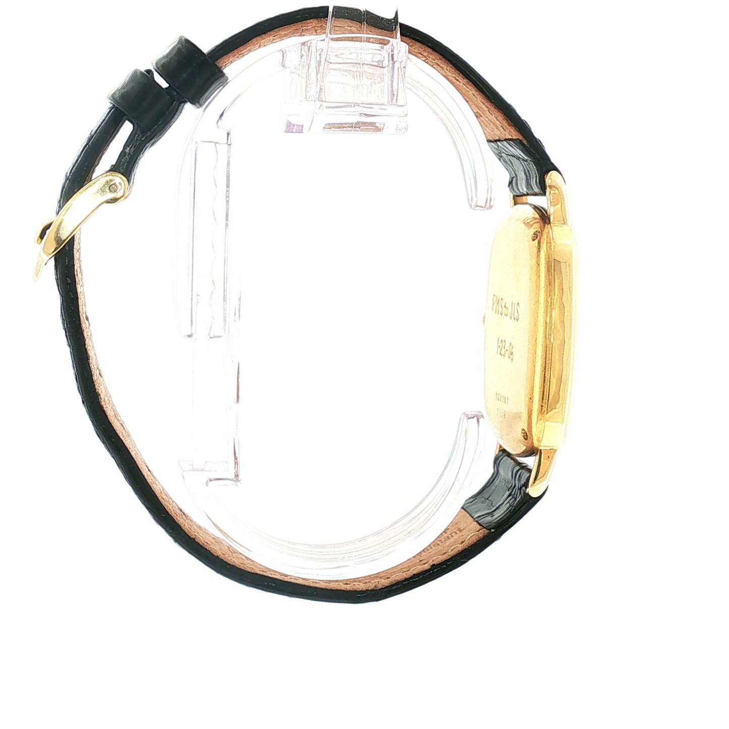 Chopard Happy Diamonds Watch in Yellow Gold w/Crocodile Strap