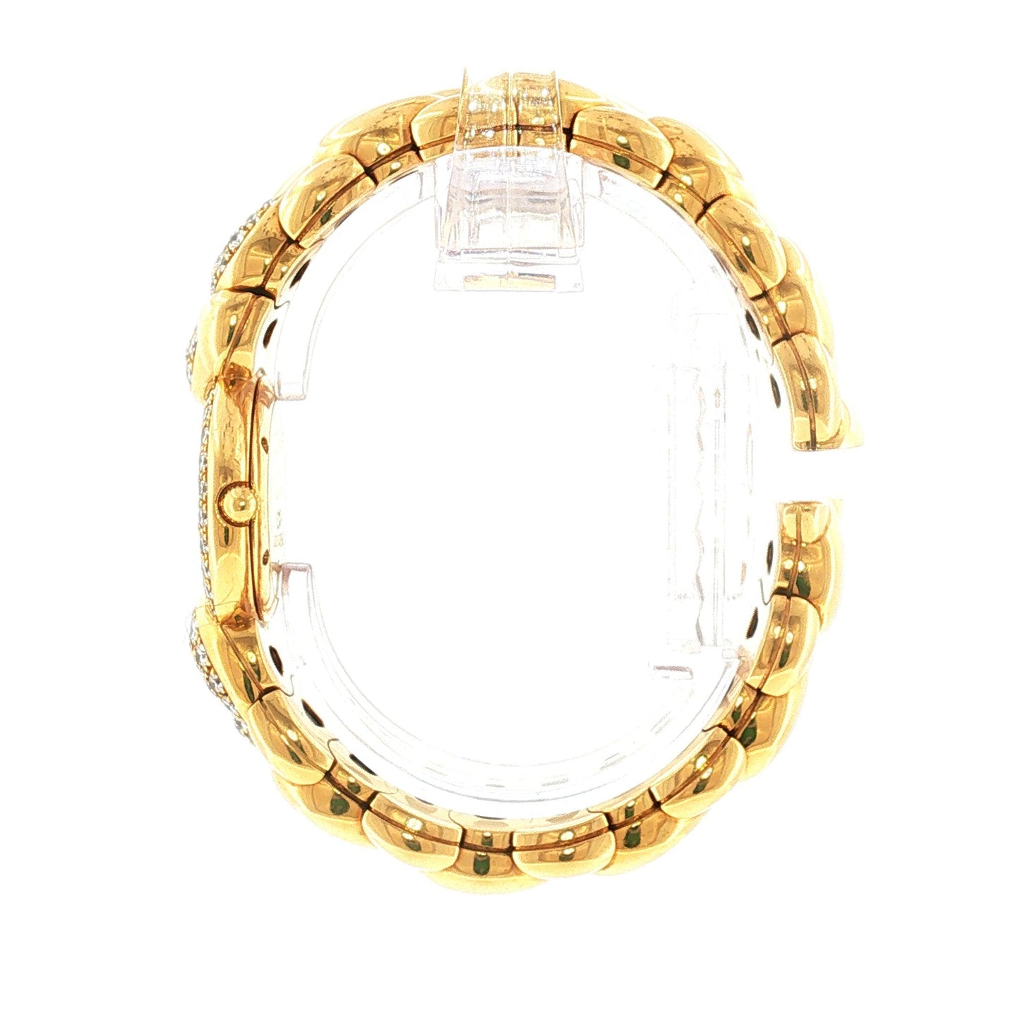 Factory Vintage Chopard Casmir Diamond Watch in 18K Yellow Gold