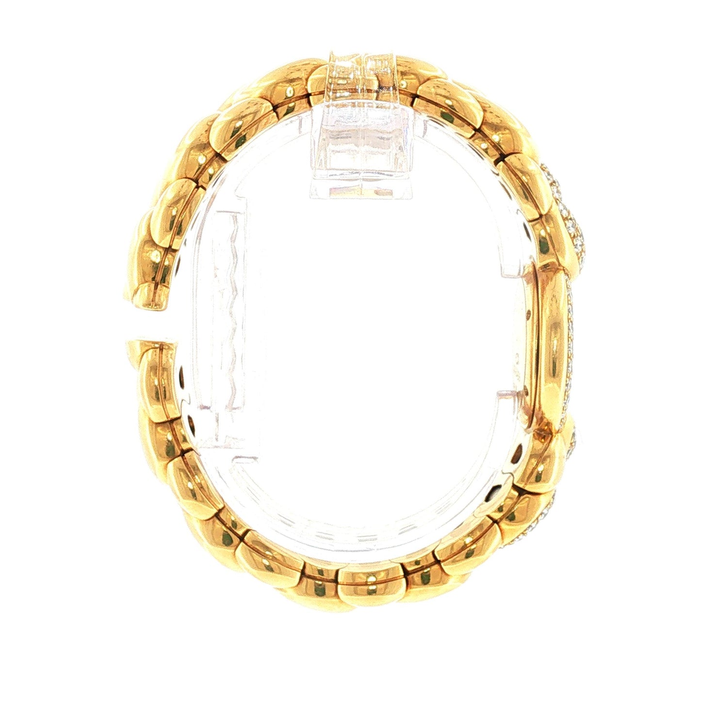 Factory Vintage Chopard Casmir Diamond Watch in 18K Yellow Gold