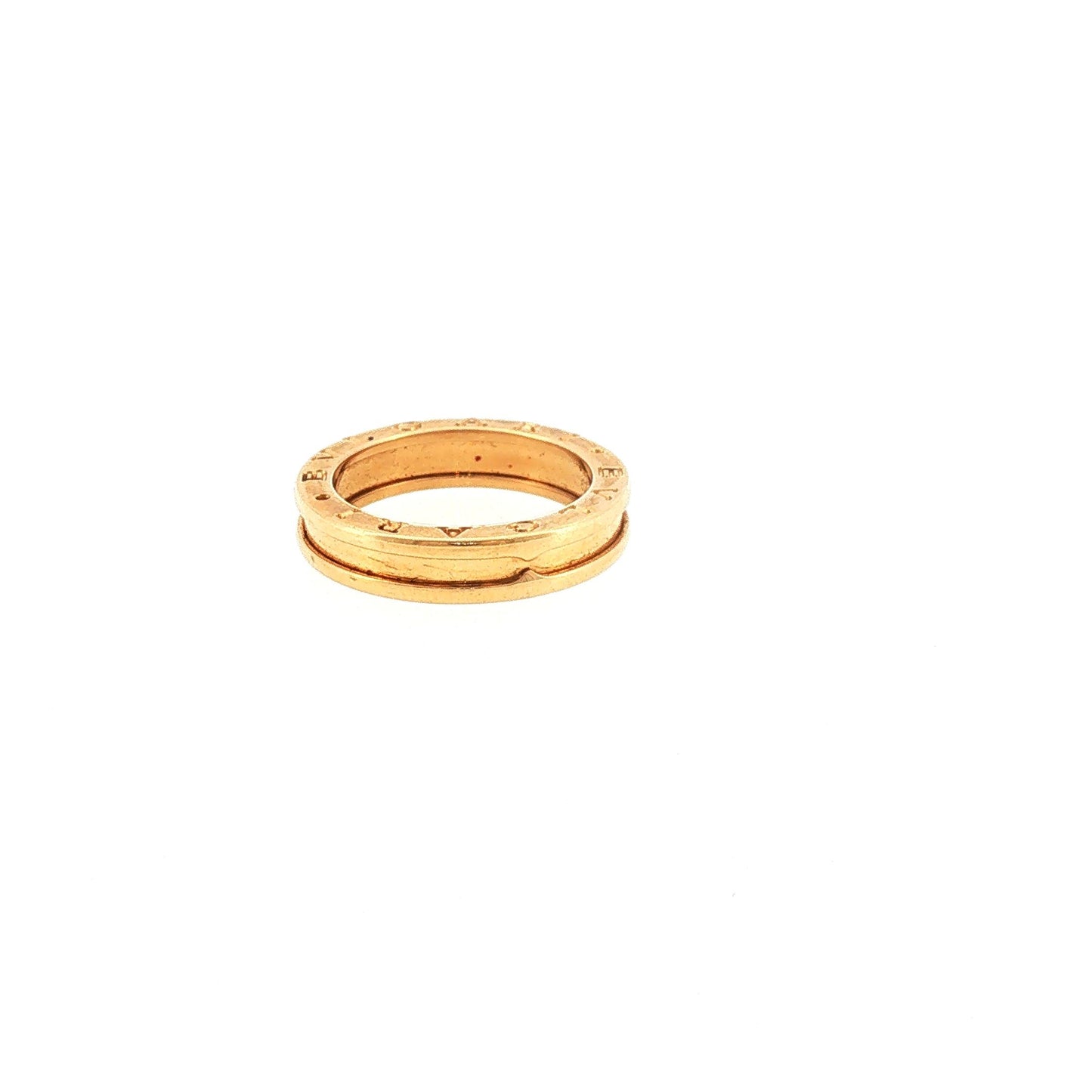 SZ 57 Bulgari B.zero1 Single-Band Ring in Yellow Gold