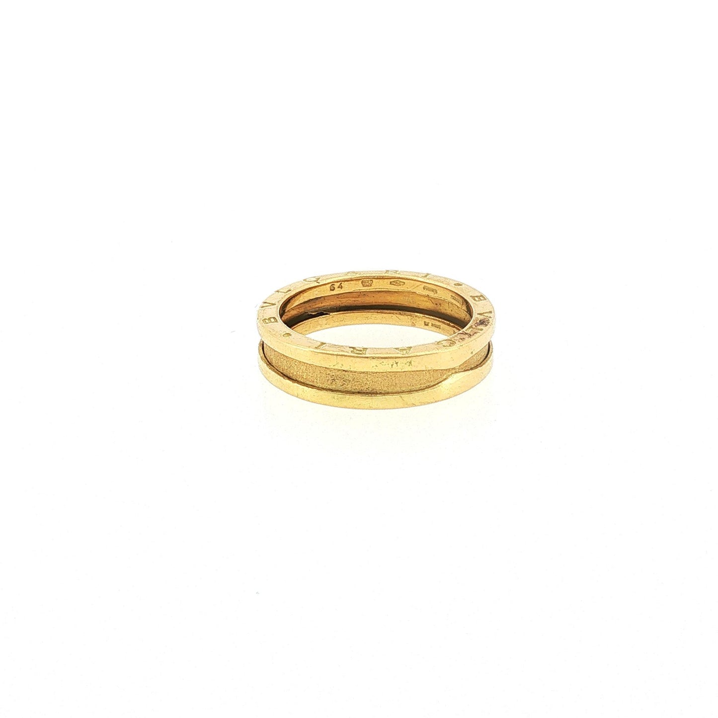 SZ 64 Bulgari B.zero1 Single-Band Ring in Yellow Gold
