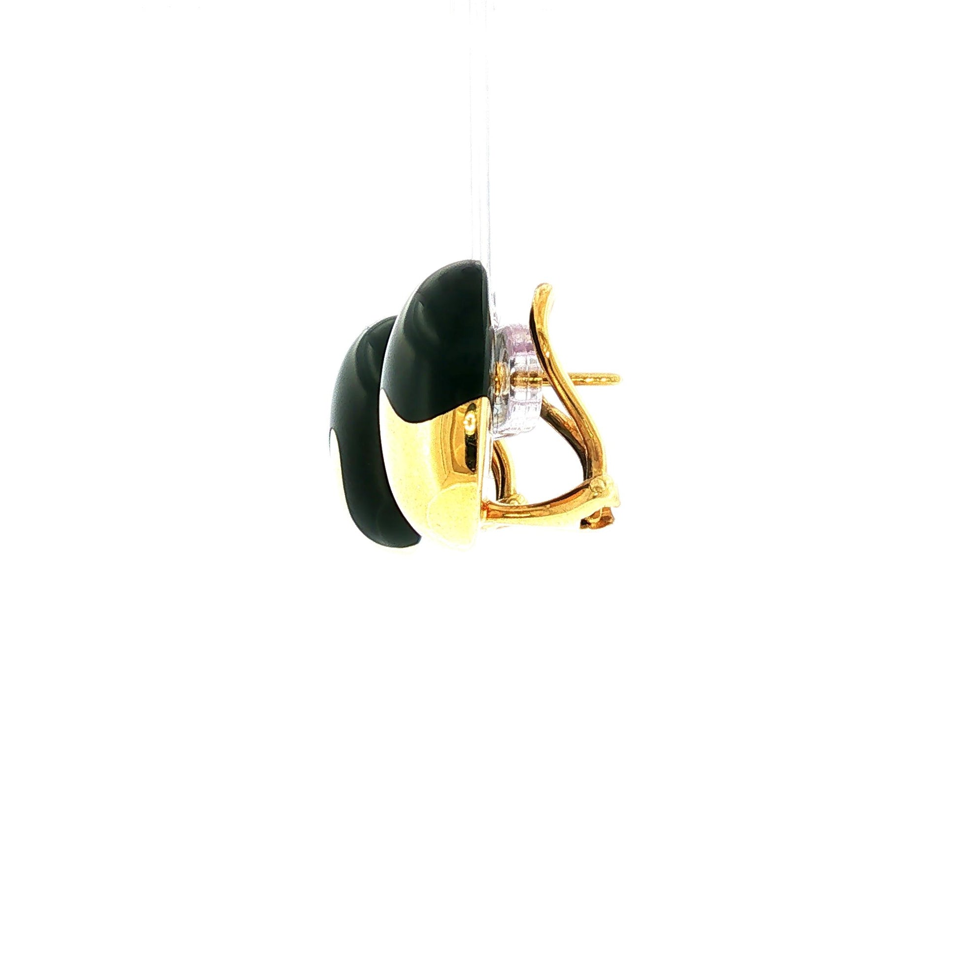 Vintage 1980s Tiffany & Co. Ying and Yang Earrings in 18K Gold
