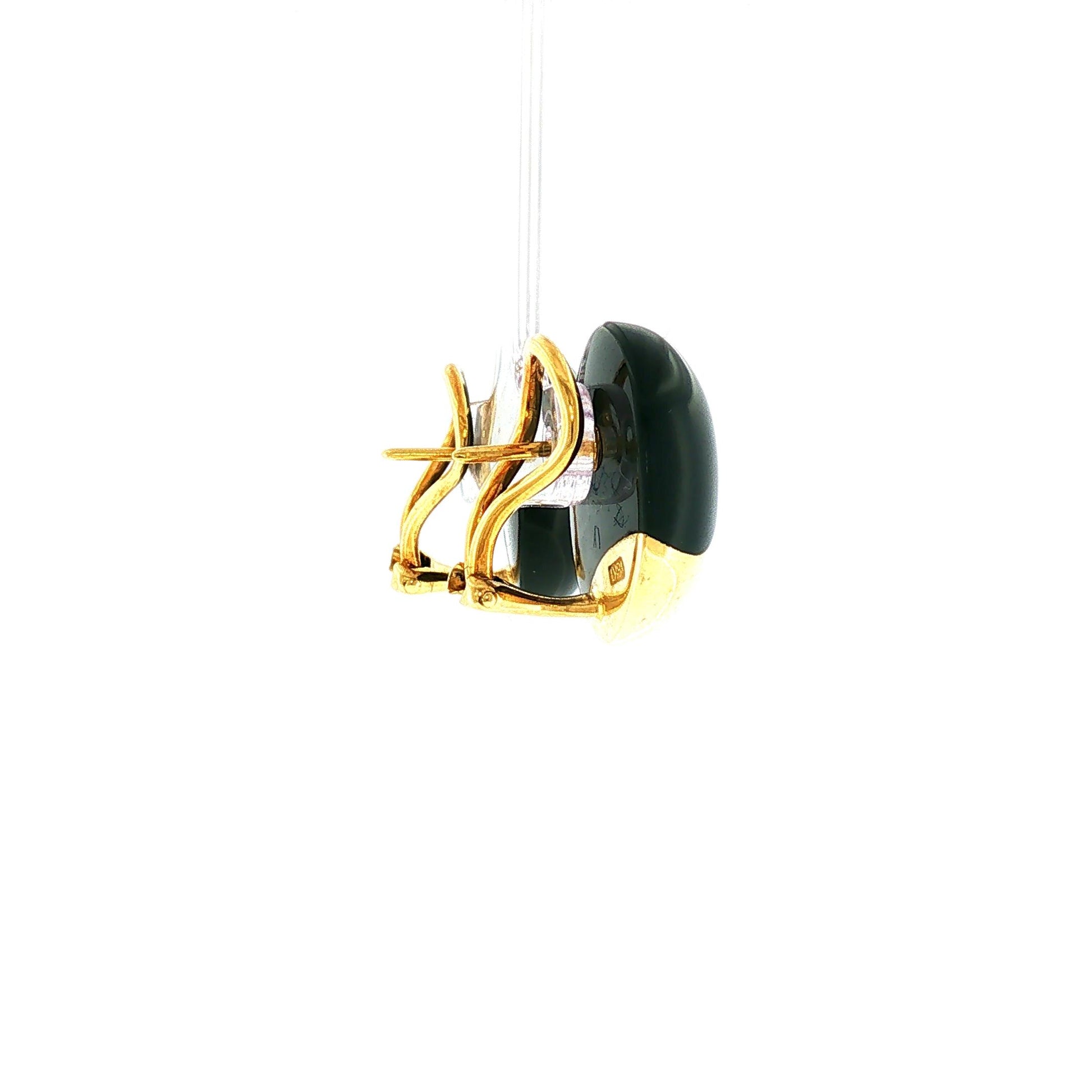 Vintage 1980s Tiffany & Co. Ying and Yang Earrings in 18K Gold