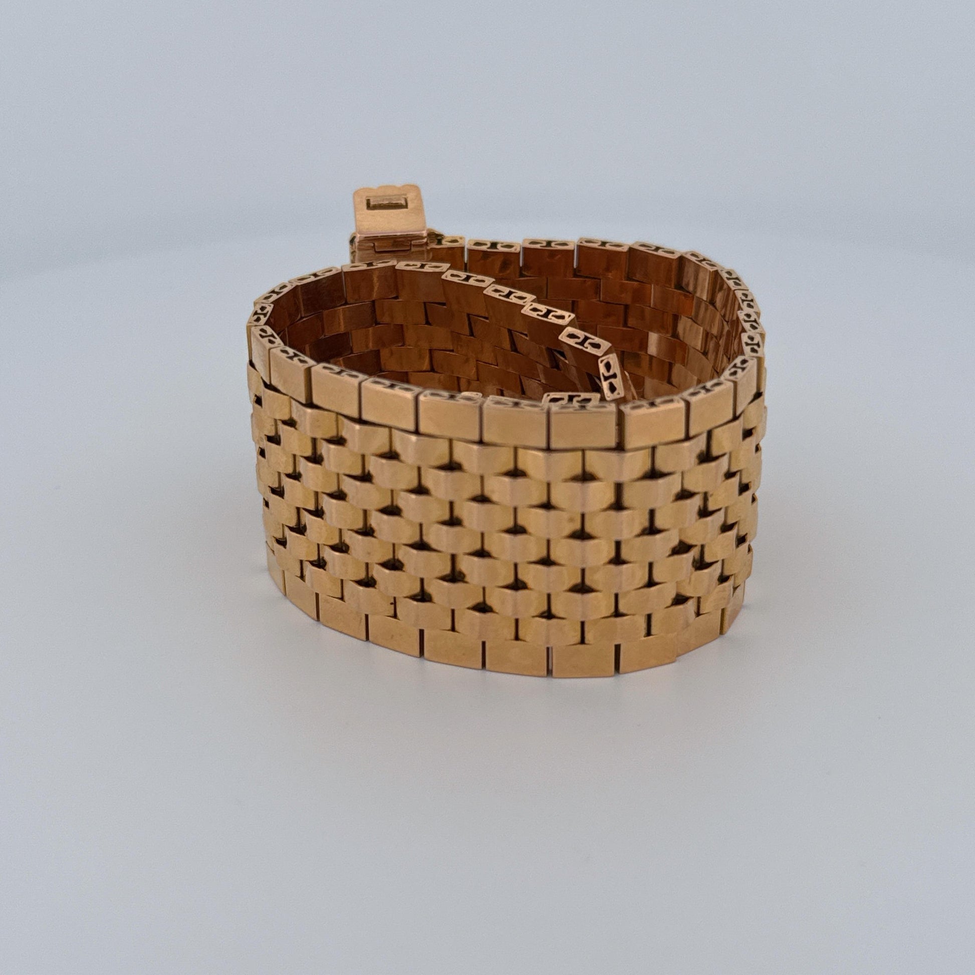 18K Yellow Gold Statement Chain Bracelet