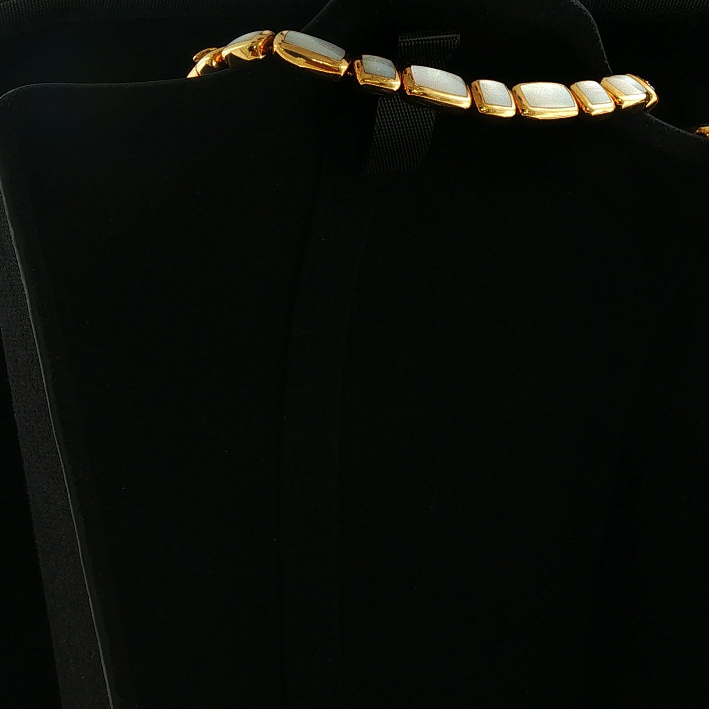 VCA 1960s Mother of Pearl and Diamond Necklace and Bracelet Set 18K