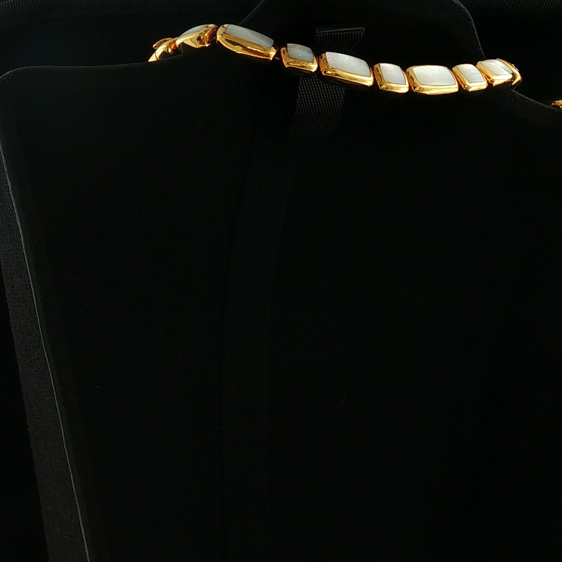 VCA 1960s Mother of Pearl and Diamond Necklace and Bracelet Set 18K