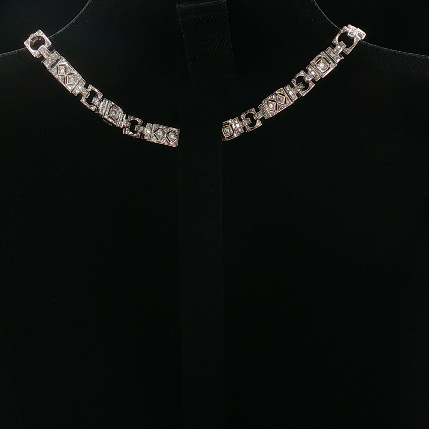 Rare Vintage Gillott & Co. Detachable Pendant Ruby and Platinum Necklace