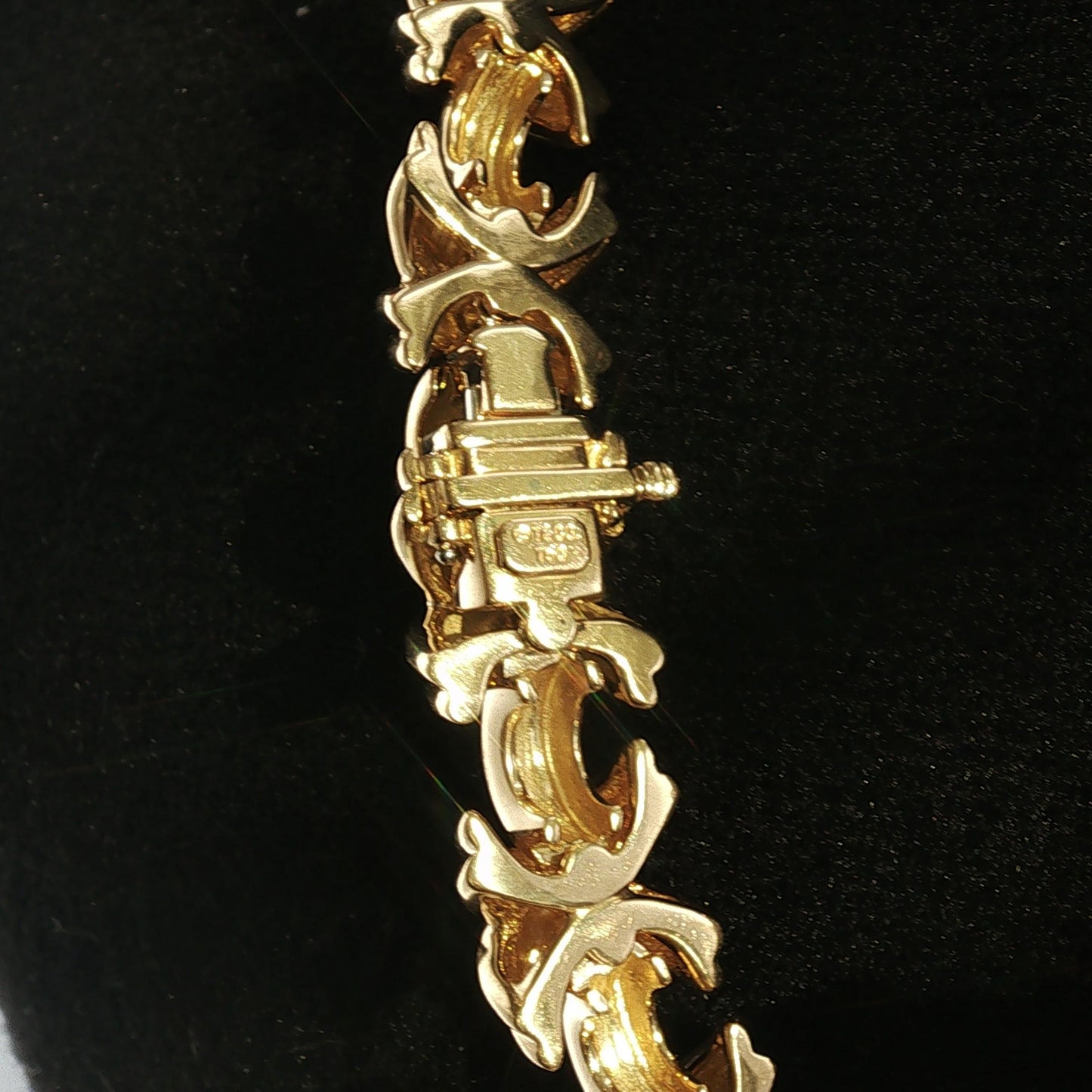 Vintage Tiffany & Co. 18K Yellow Gold and Diamond X Collection Necklace