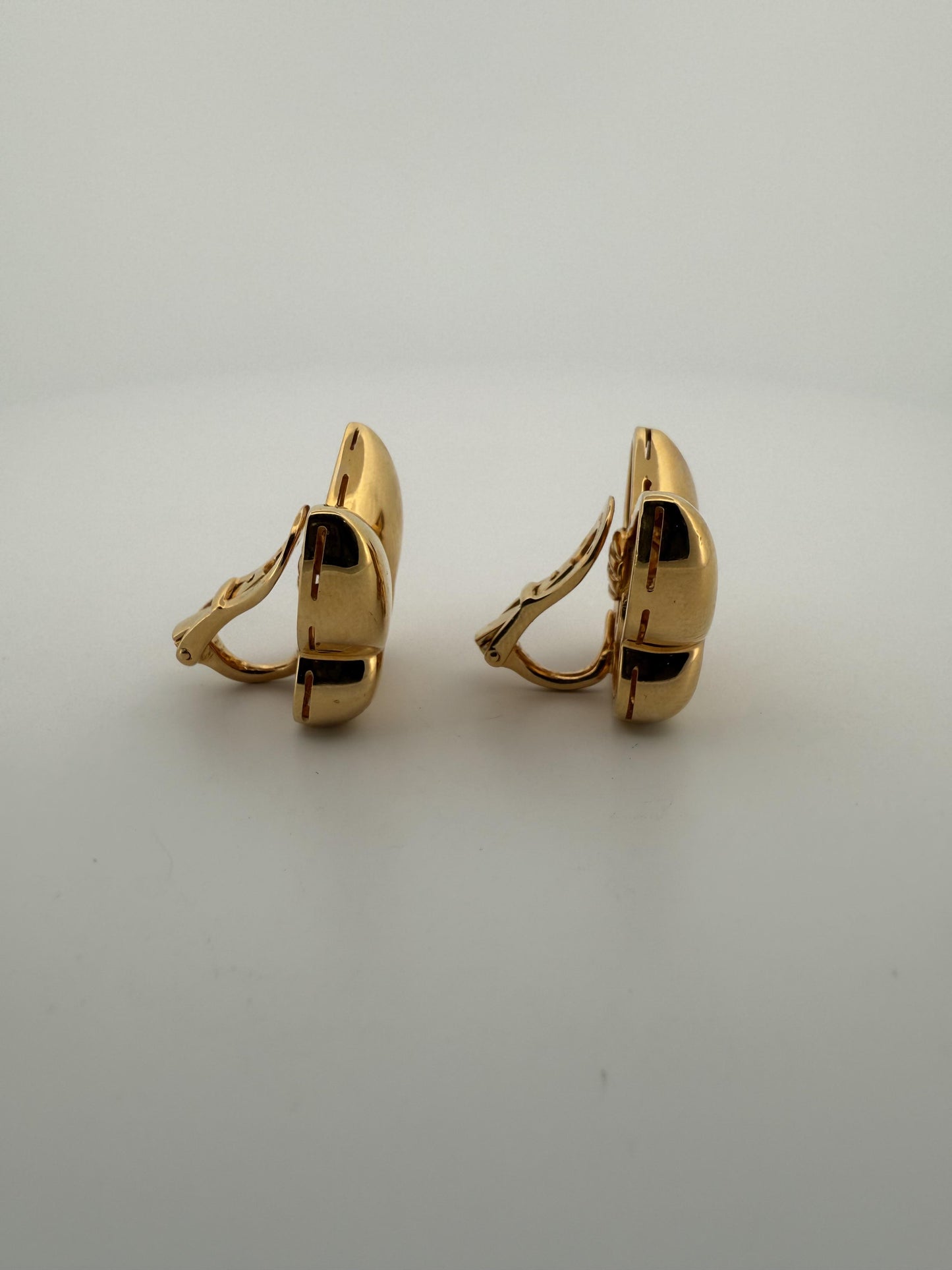 Bulgari Farfalle 18K Yellow Gold Butterfly Earrings