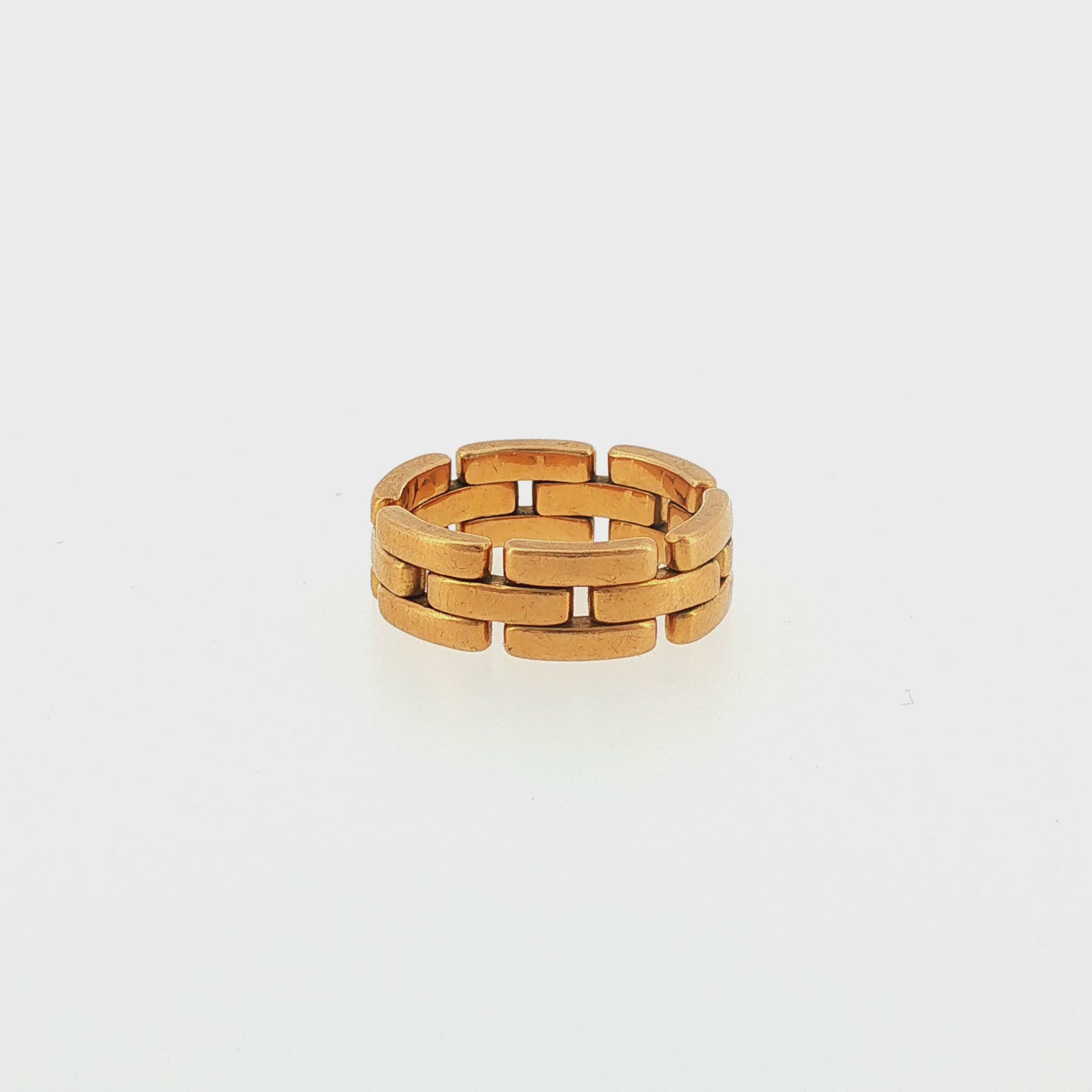 Cartier Maillon Panthère Band Ring, 18k Yellow Gold