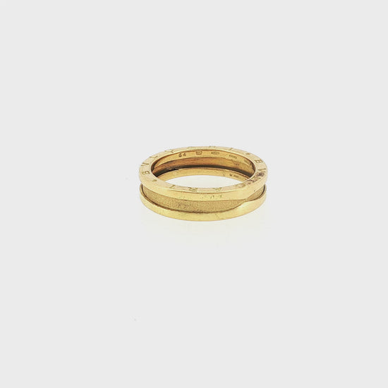 SZ 64 Bulgari B.zero1 Single-Band Ring in Yellow Gold
